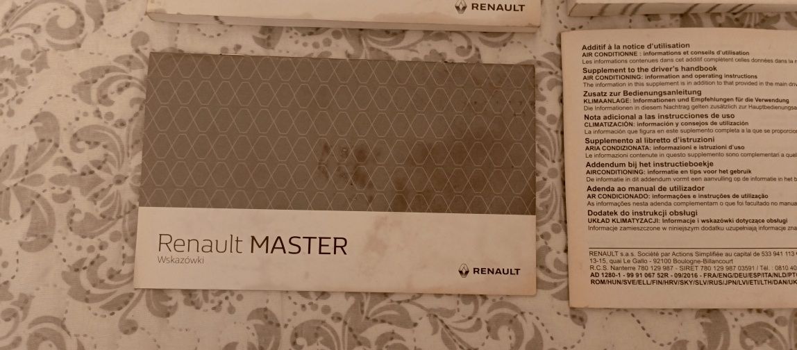 Instrukcja obsługi Renault Master