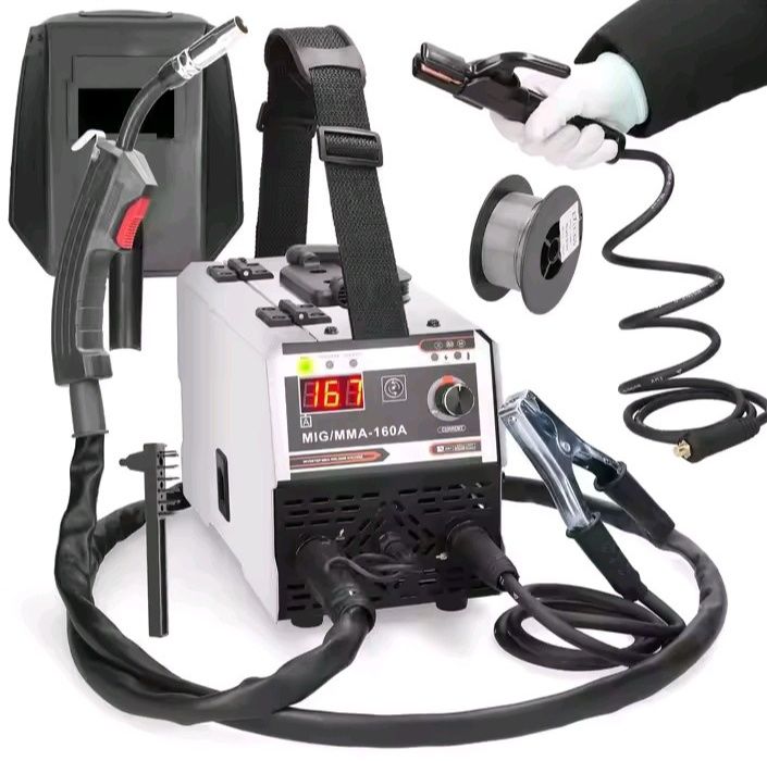 Aparelho de Soldar MIG/ MMA 160A 2 em 1