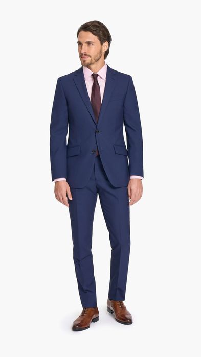 Костюм Scabal Royal Blue Plain, 48