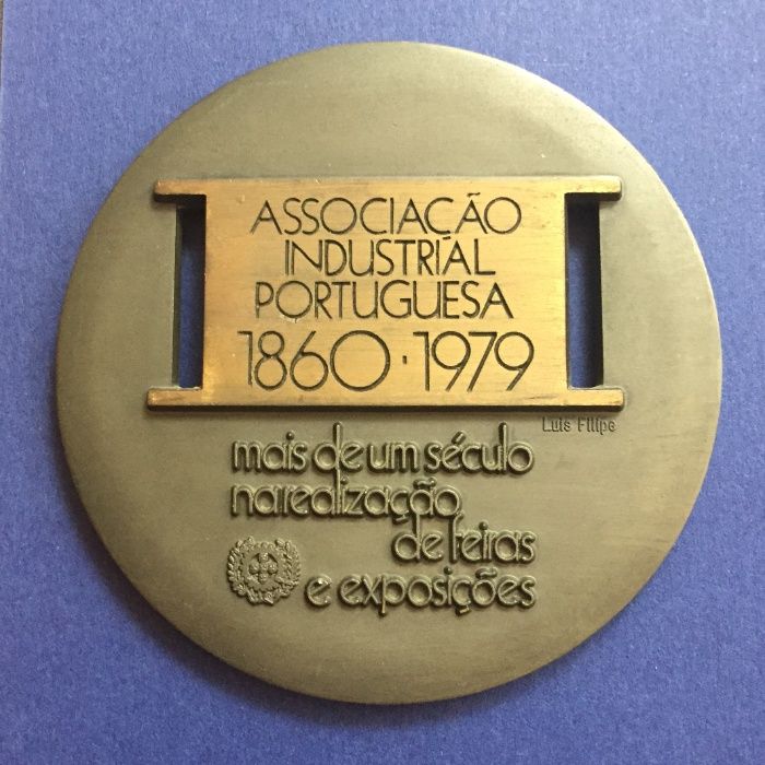 medalha 20ª. Feira Internacional de Lisboa - 1979- 80 mm