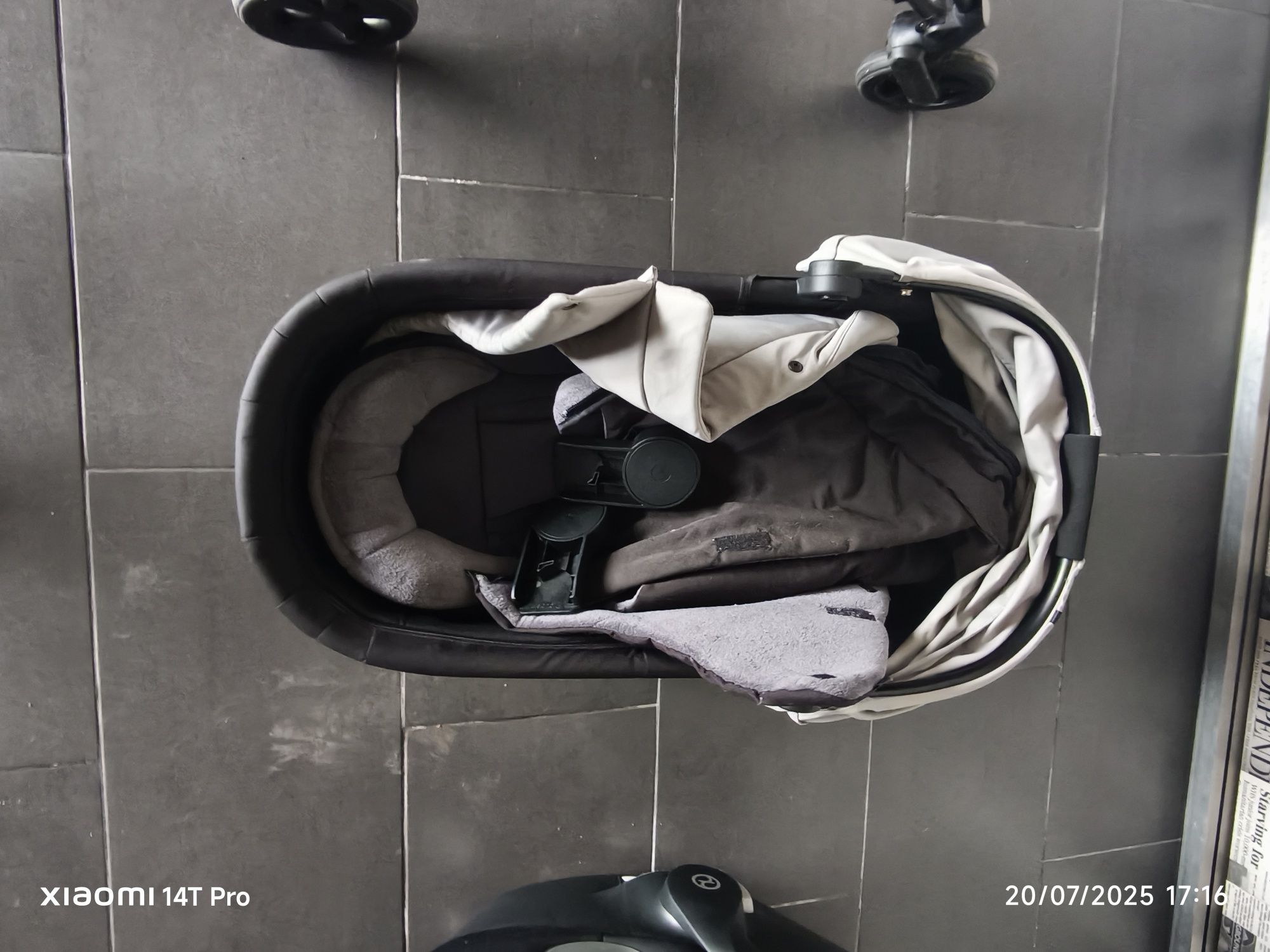 Conjunto carrinho bebé, ovo e alcofa,  Cybex Platiun