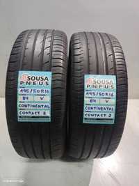 2 pneus semi novos 195-50r16 continental - oferta dos portes 80 euros