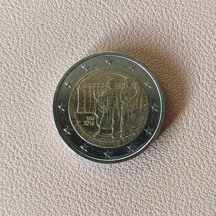 Moeda comemorativa 200 anos de Oesterreichische Nationalbank