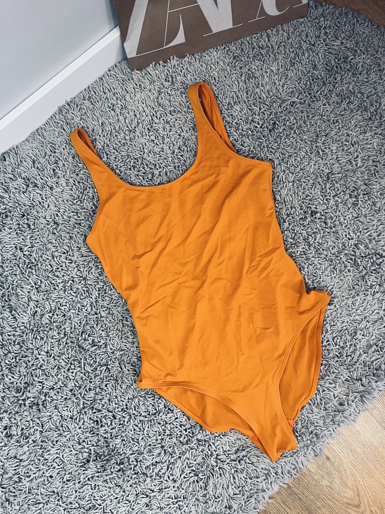 Pomaranczowe bikini rozm S stroj kapielowy jednoczesciowy