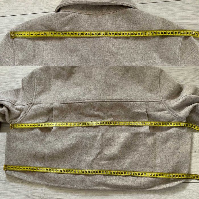 Піджак-сорочка світло-бежевий меланж фірмова стильна h&m жіноча