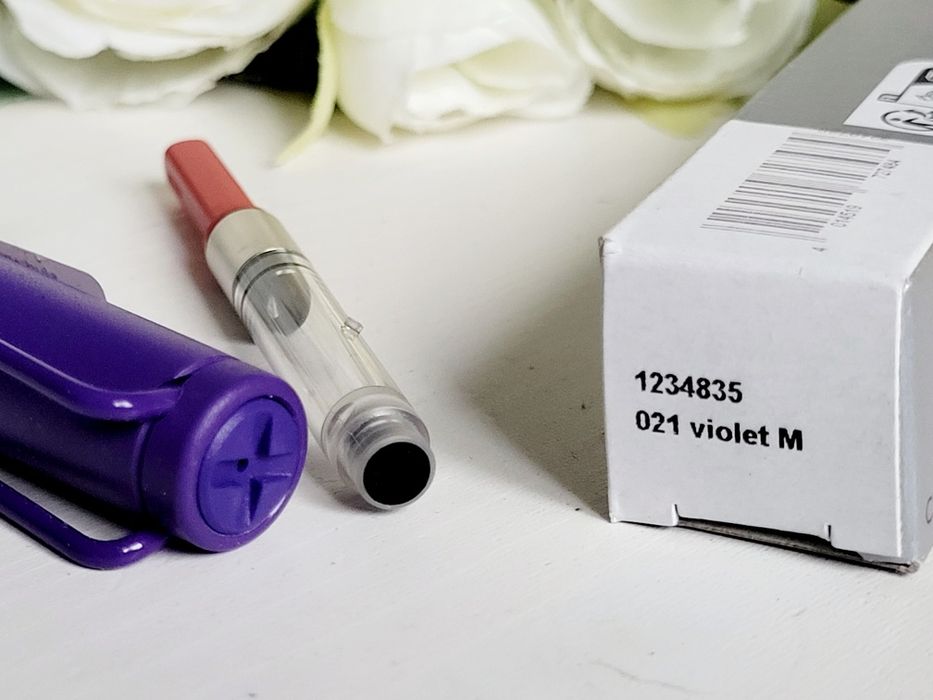 Wieczne pióro LAMY nowe, etui, naboje + tłoczek do atramentu