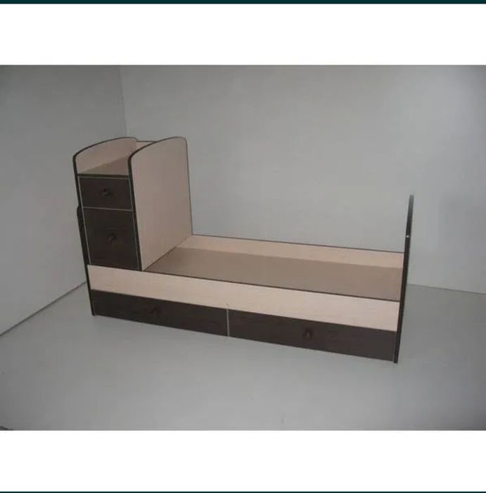 Детская кровать трансформер с маятником 3 в 1