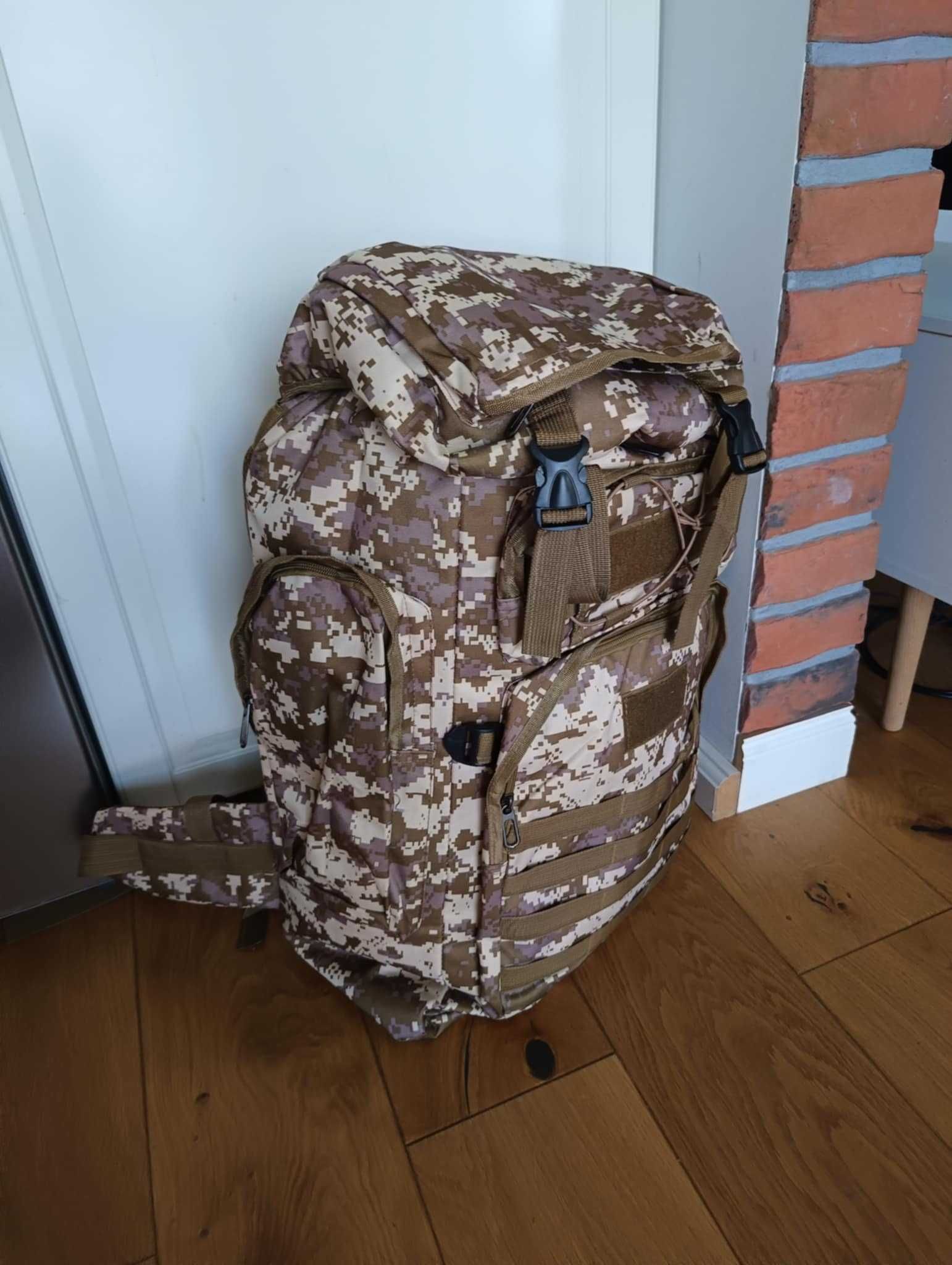 Plecak Turystyczny, Taktyczny, Pojemny Moro,75L, W góry, mocny, lekki