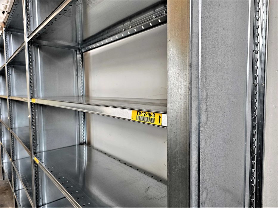 Regał Magazynowy 40x230x393/18p Metalowy Półkowy Ocynk Garaż Warsztat