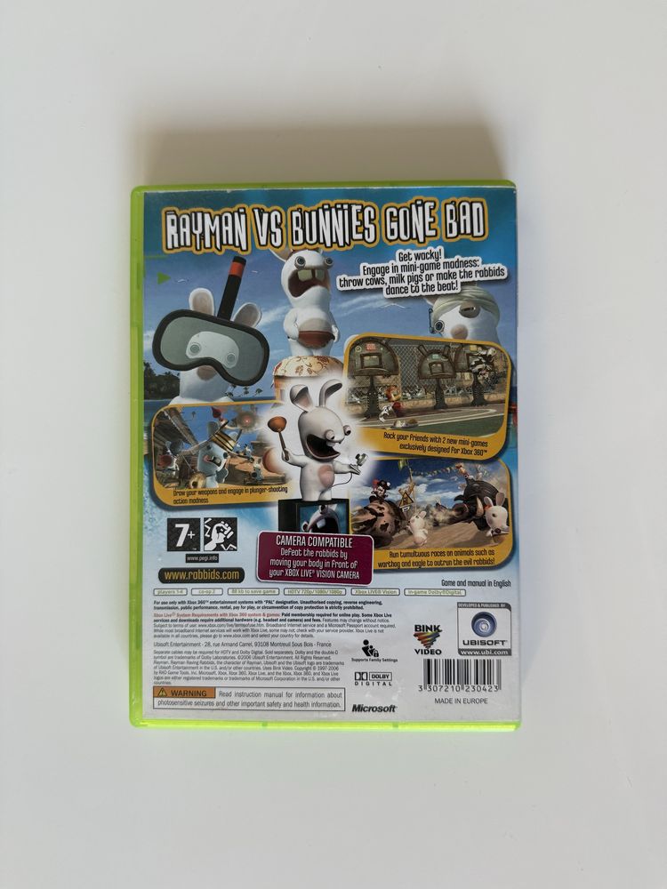 Rayman Raving Rabbids XBOX 360 One Series X S