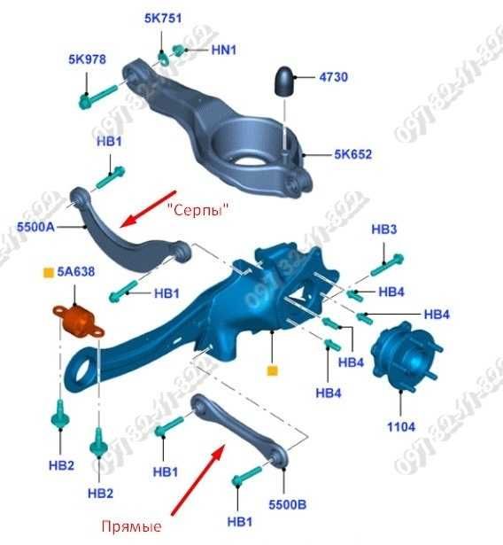 Рычаги регулируемые FORD Focus, C-MAX; MAZDA; VOLVO. Купить в Украине.