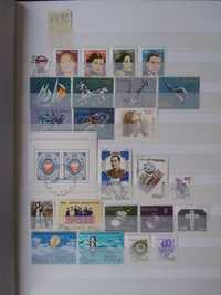 Znaczki pocztowe z roku 1990 niepełny rocznik
