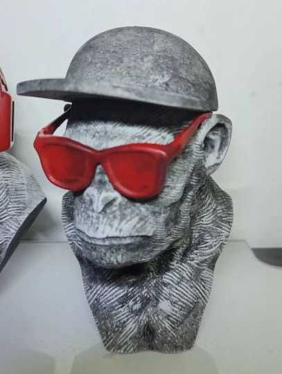 3 Wise Swag Monkeys modern Pop culture Bust