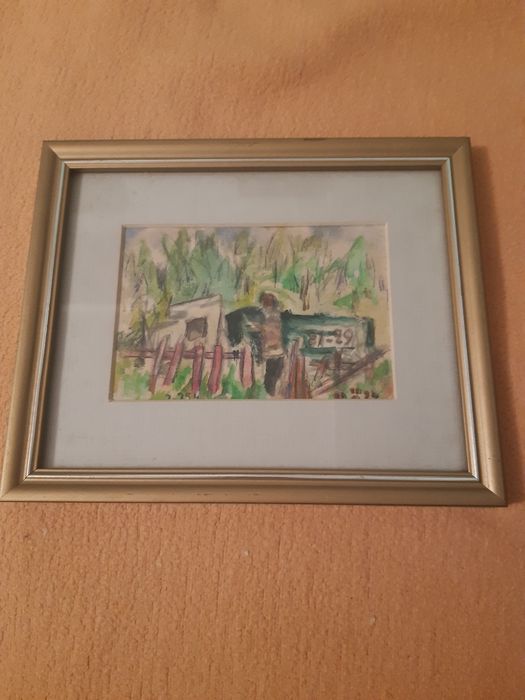 Картина Сільський пейзаж.