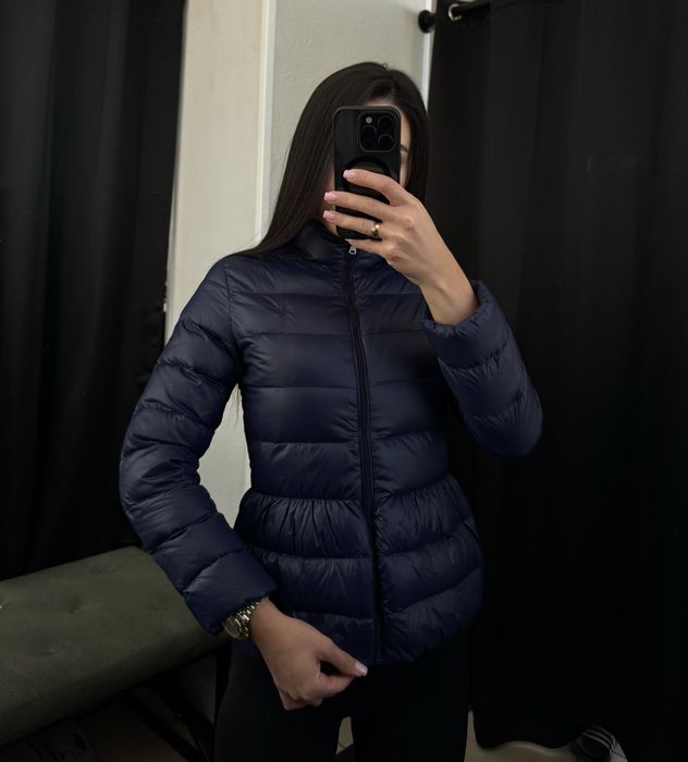 Пуховик Ralph lauren куртка коротка жіноча синя поло ральф оригінал