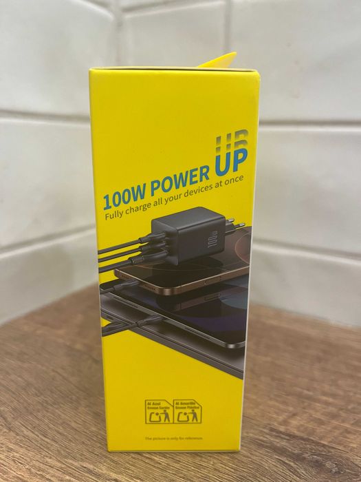 Зарядний пристрій Baseus EnerFill Fast Charger 2C+U 100W (CCXFK100CS)
