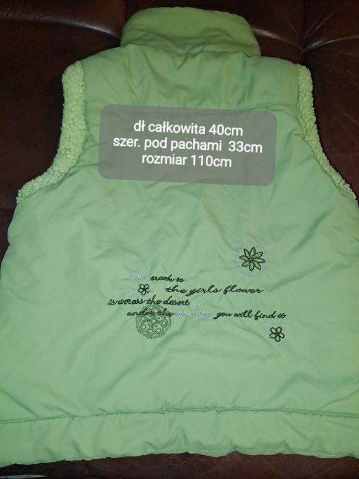 Bezrękawnik kamizelka 110cm