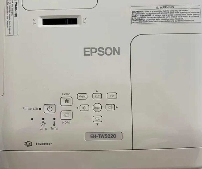 PROJEKTOR EPSON EH-TW5820 - Stan Idealny - Full HD 3LCD