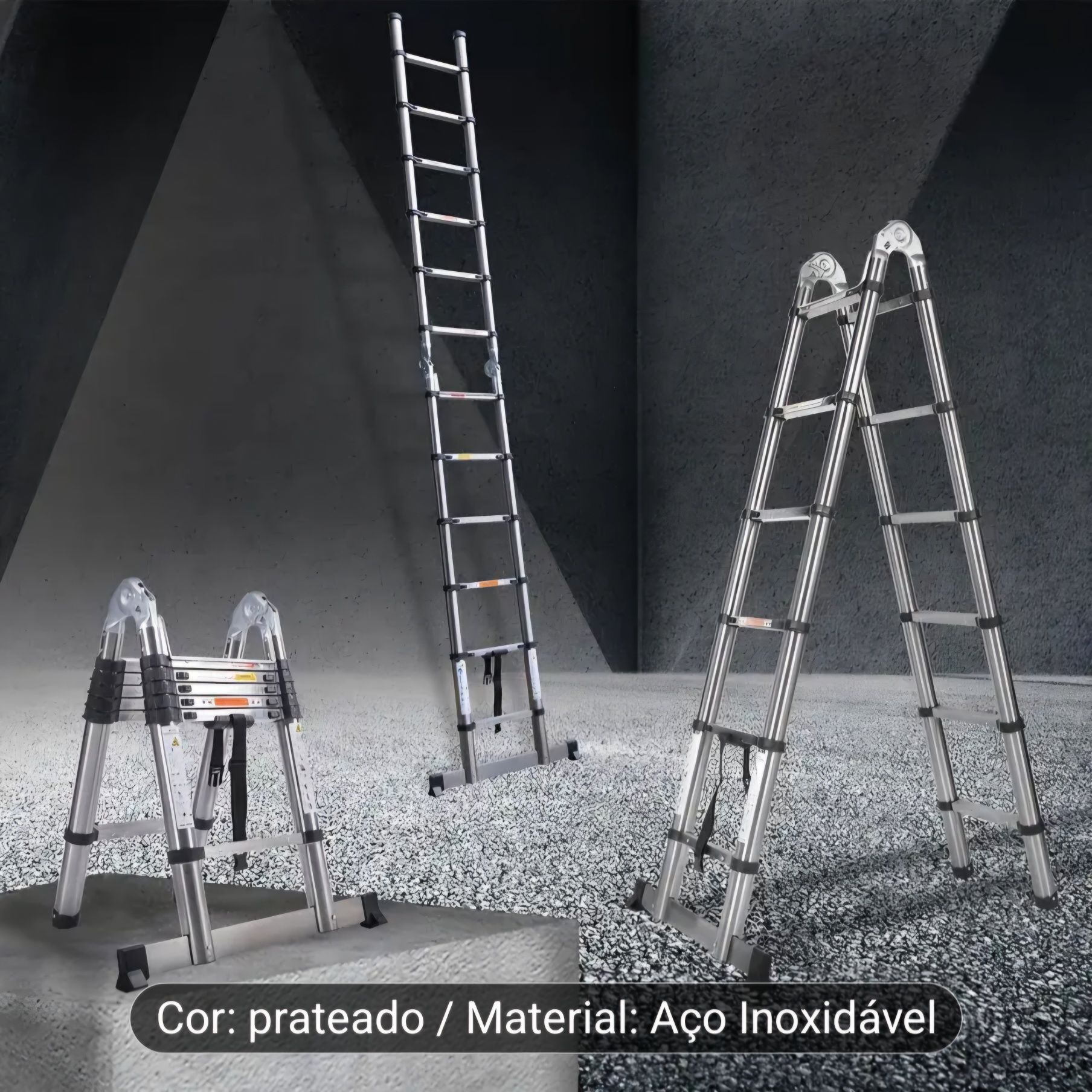 Vendo escada/escadote telescópica