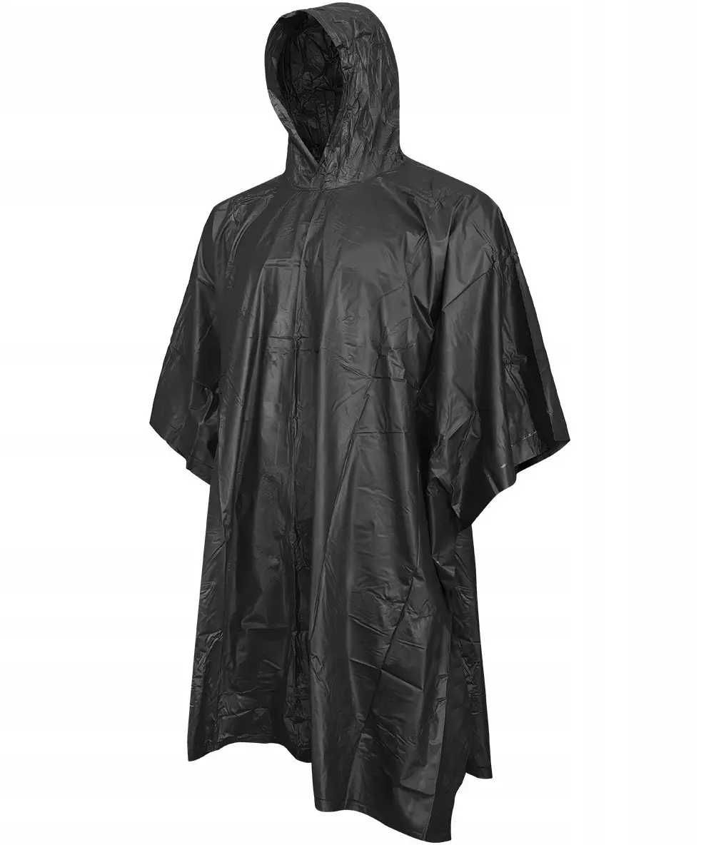 Дождевик.пончо Mil-Tec Wet Weather черный 10628502