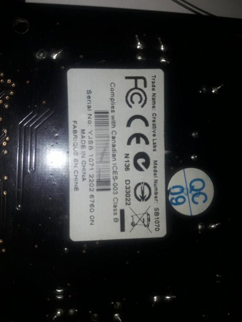 Звукова Creative SB Audigy 5.1 vx SB1070 sound blaster