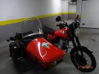 Moto MZ ETZ 250 Gespann  com sidecar