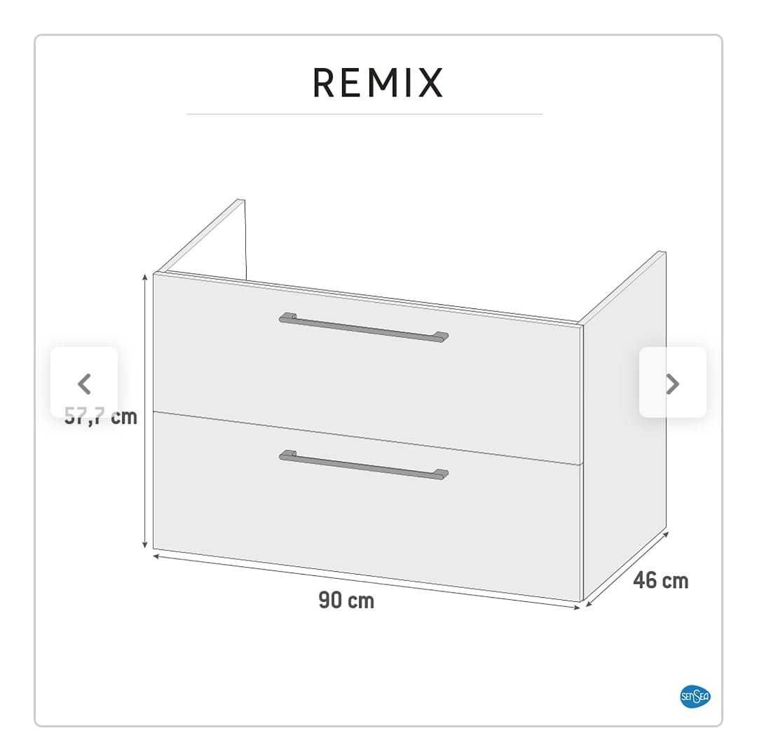 Zestaw mebli łazienkowych Sensea Remix