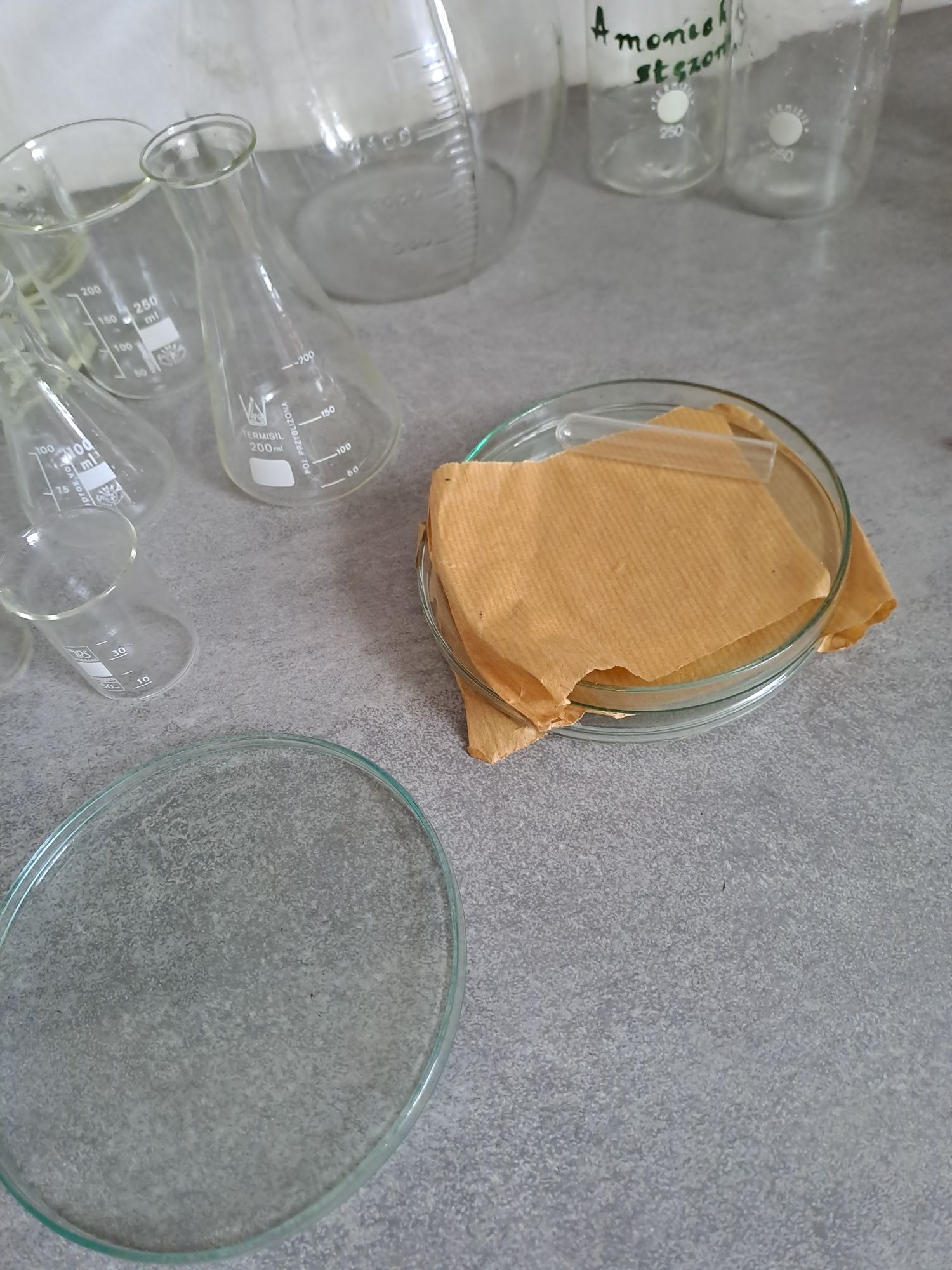 Szkło Laboratoryjne różne