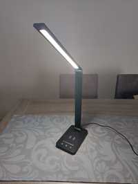 candeeiro mesa usb smart lamp touch carregamento wireless 5 modos cor