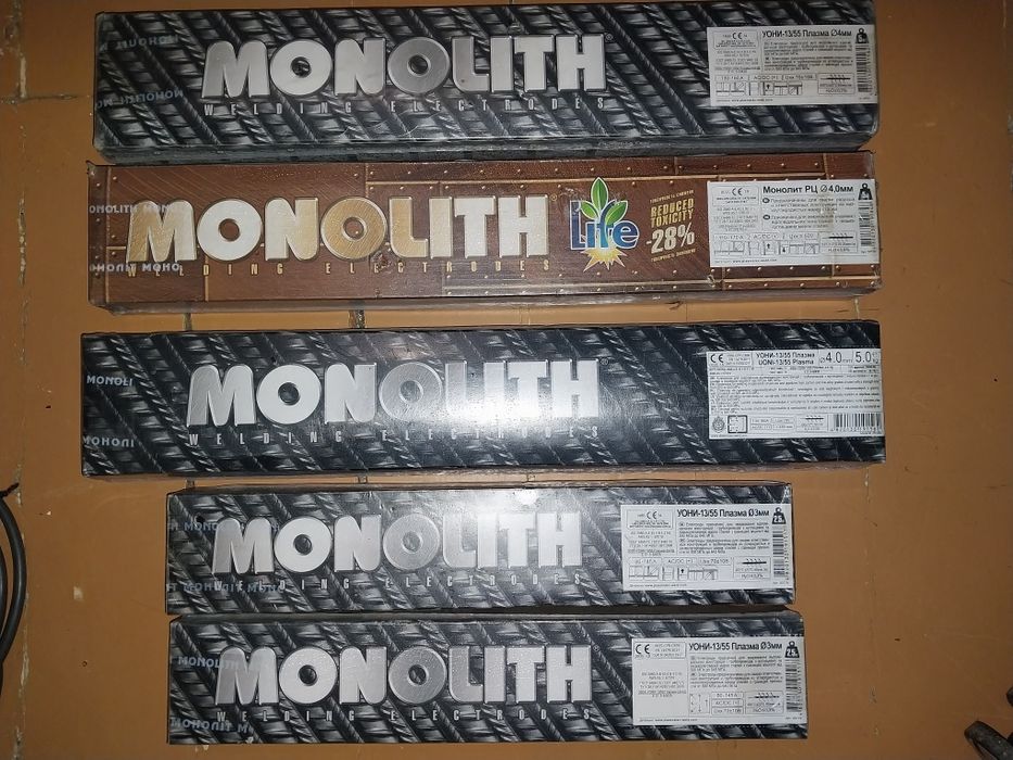 Электроды Monolith Basic, 2,5 и 5 кг