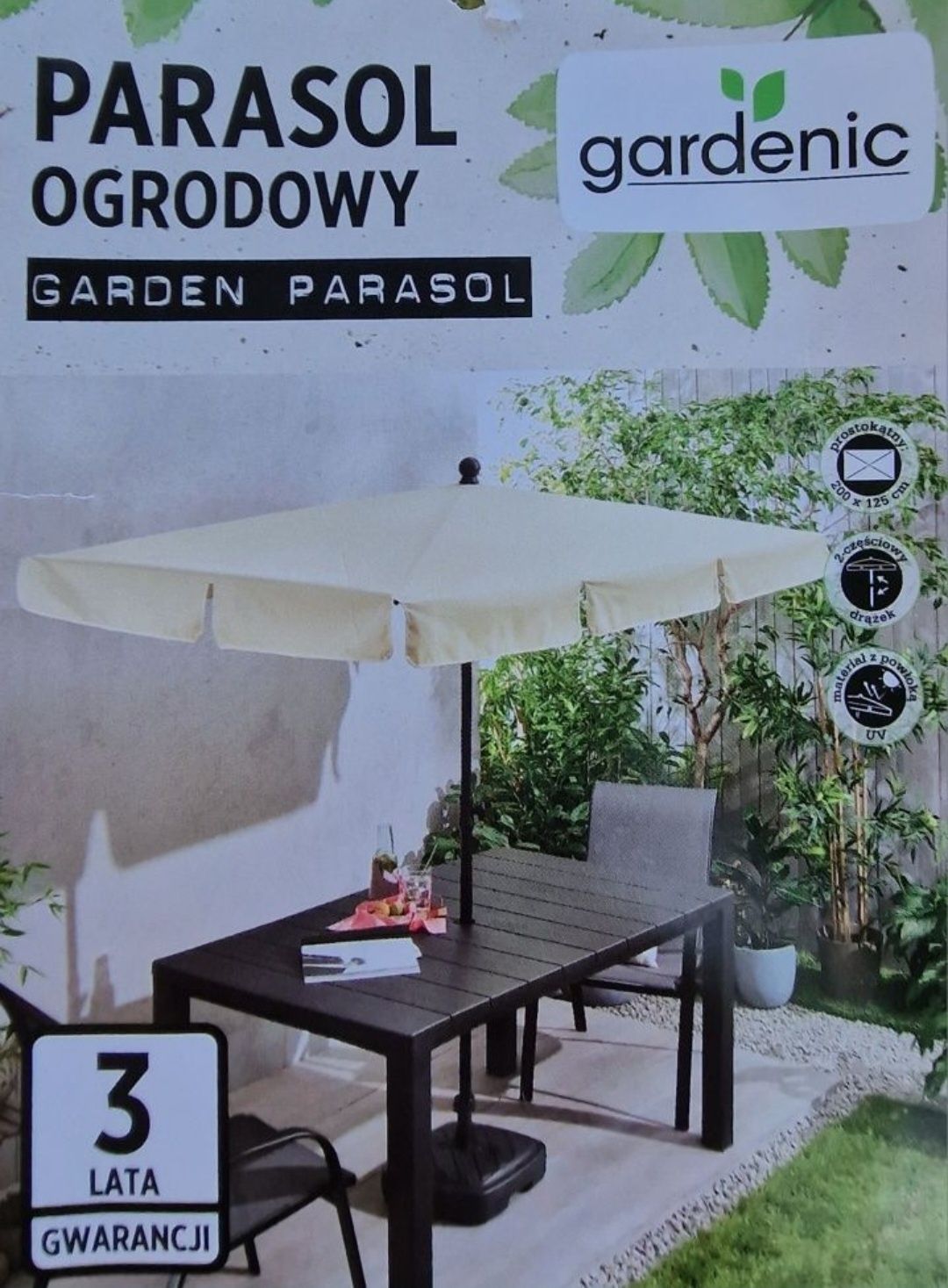 Parasol ogrodowy.