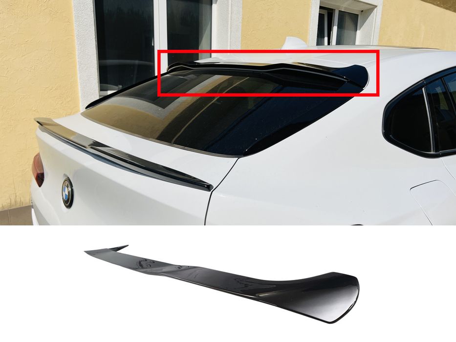 Спойлер Чорний глянець верхній для BMW X4 G02 2018-2022