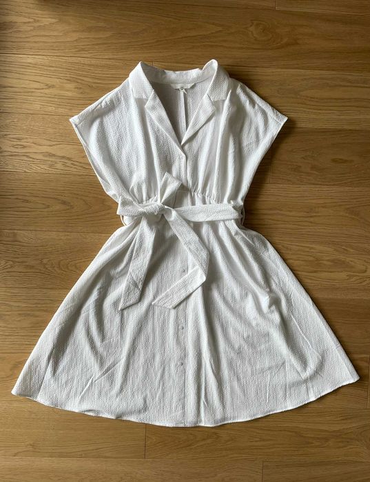 Sukienka dla kobiet w ciąży H&M (biała, S)