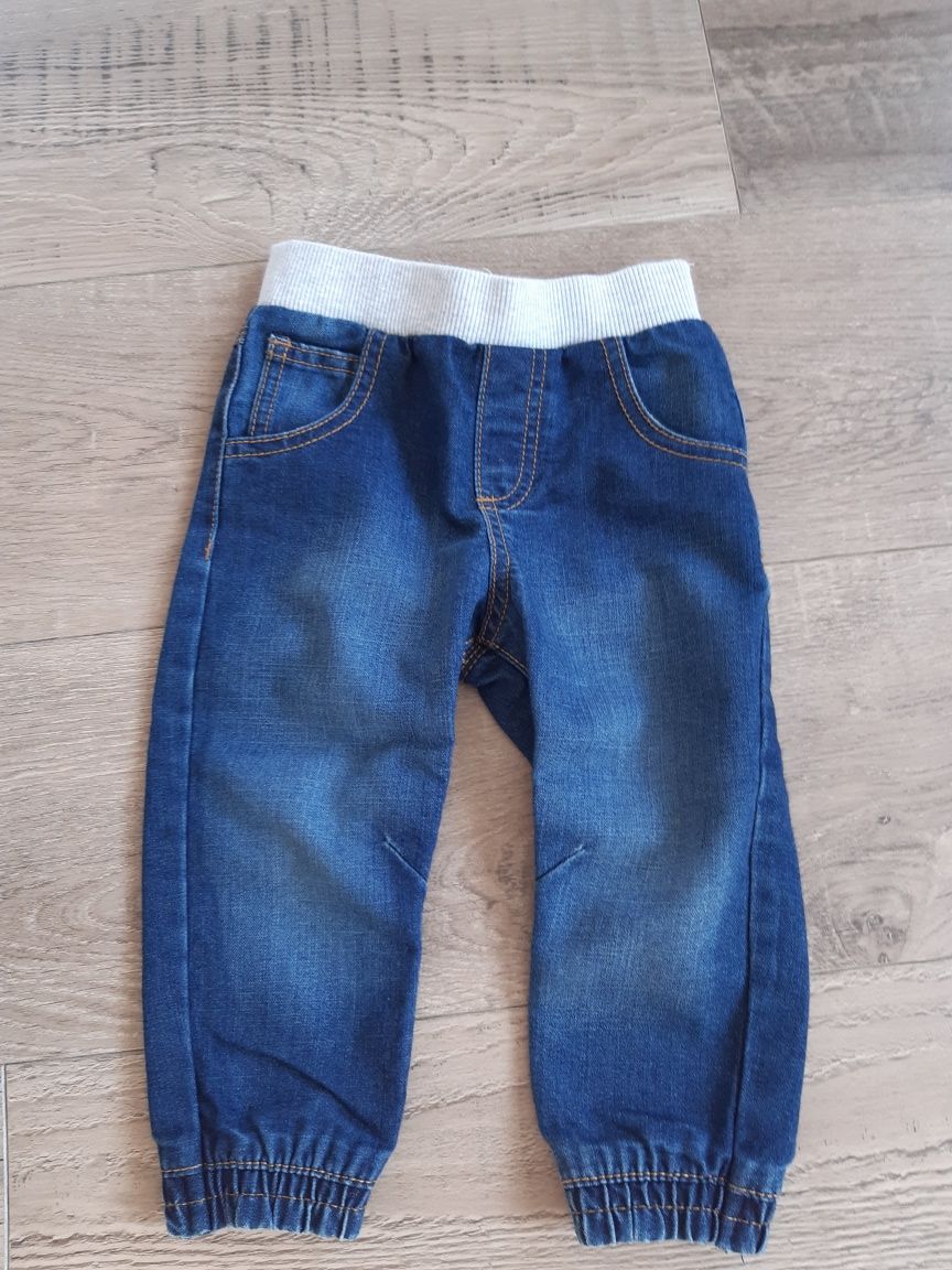 Jak nowe spodnie jeansy F&F r.86