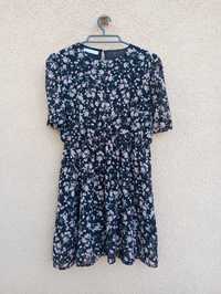 Sukienka damska, rozmiar XL (nosze 36), kwiaty, krótka, na lato