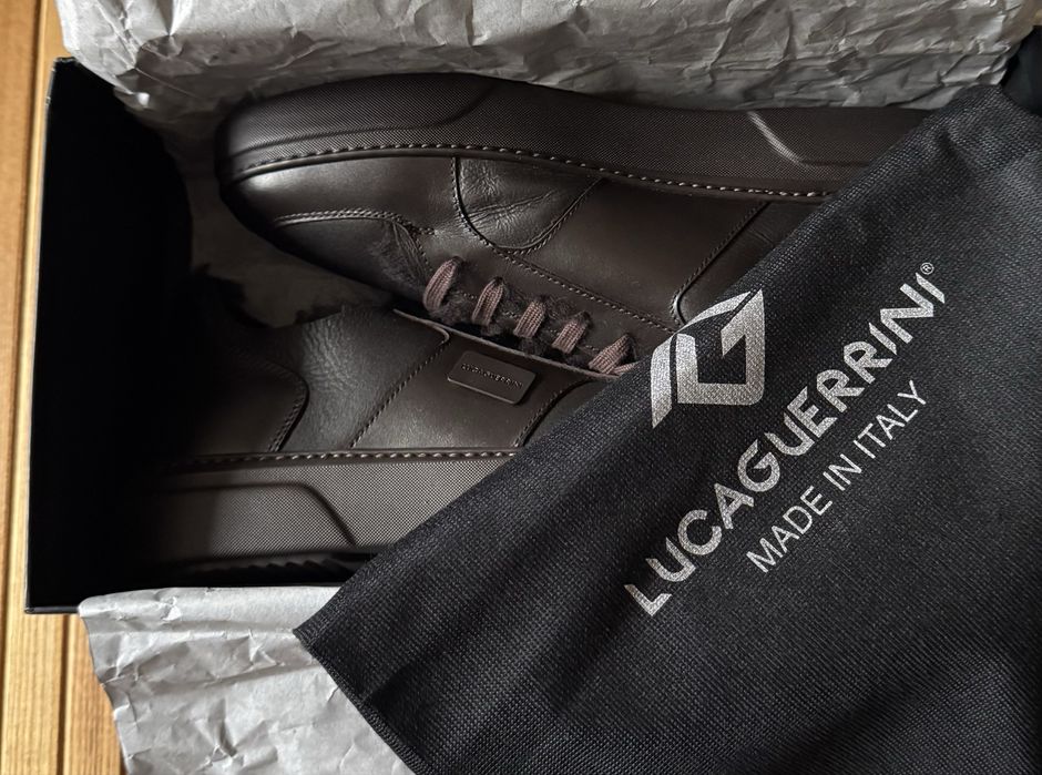 Зимние ботинки luca Guerrini, made in Italy, НОВЫЕ, 42-й размер !!!