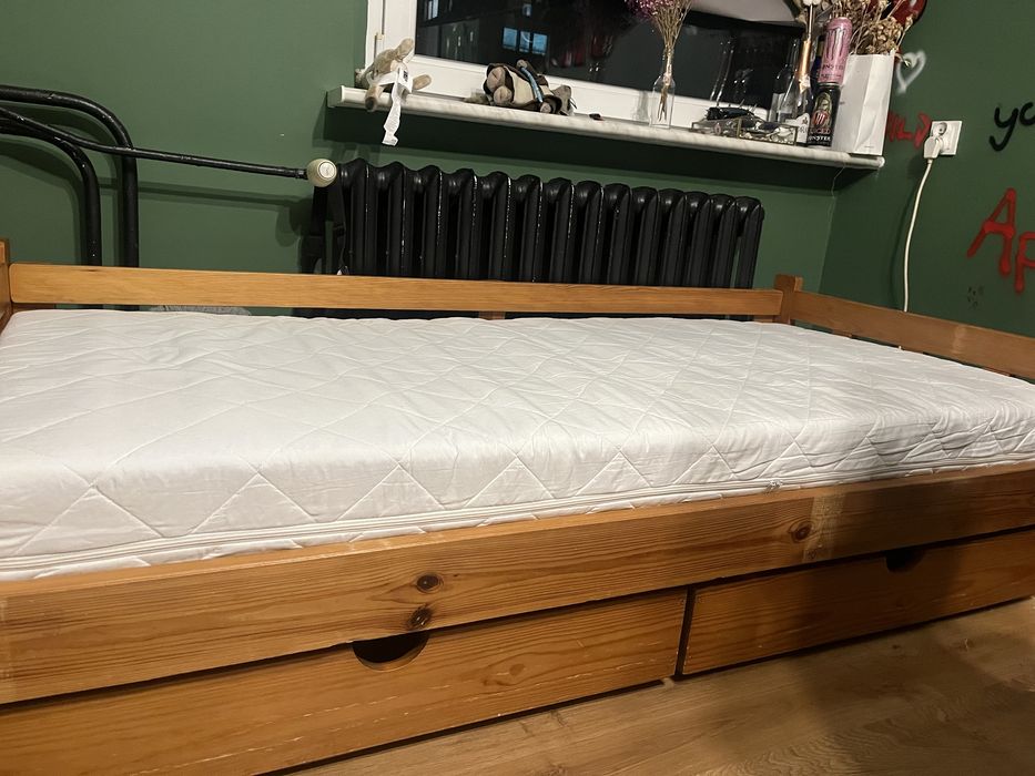 łóżko z materacem FDM 180x80