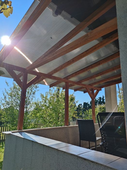 Zadaszenia tarasu pergola poliwęglan
