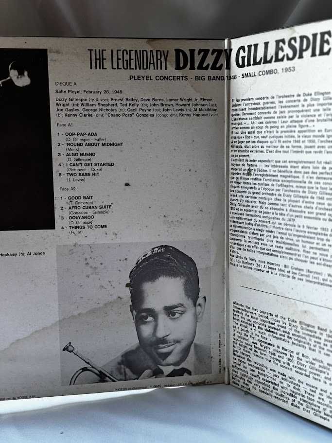 Dizzy Gillespie – Pleyel Concerts (2LP) big band 1948
small combo 1953