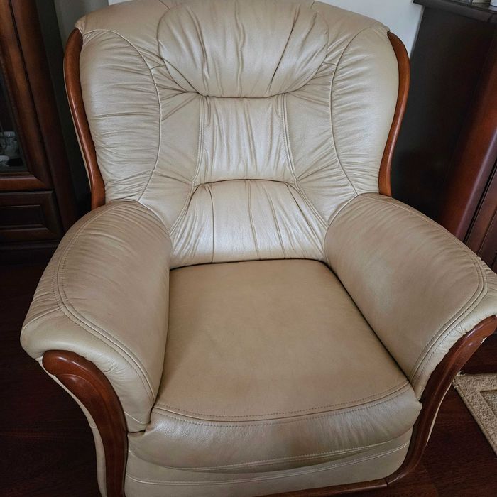 Skórzany komplet-sprzedam