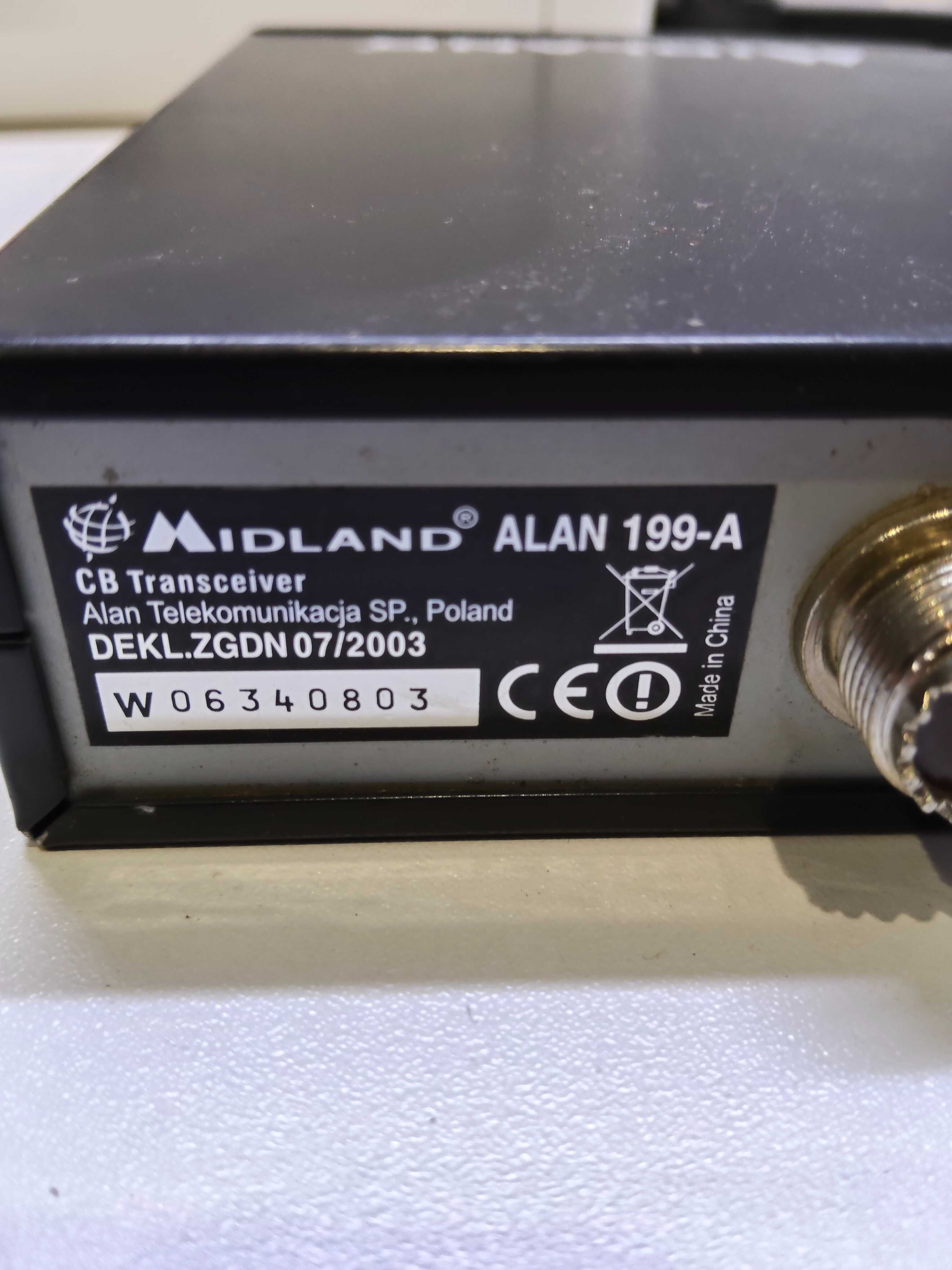 CB Radio Midland Alan 199-A