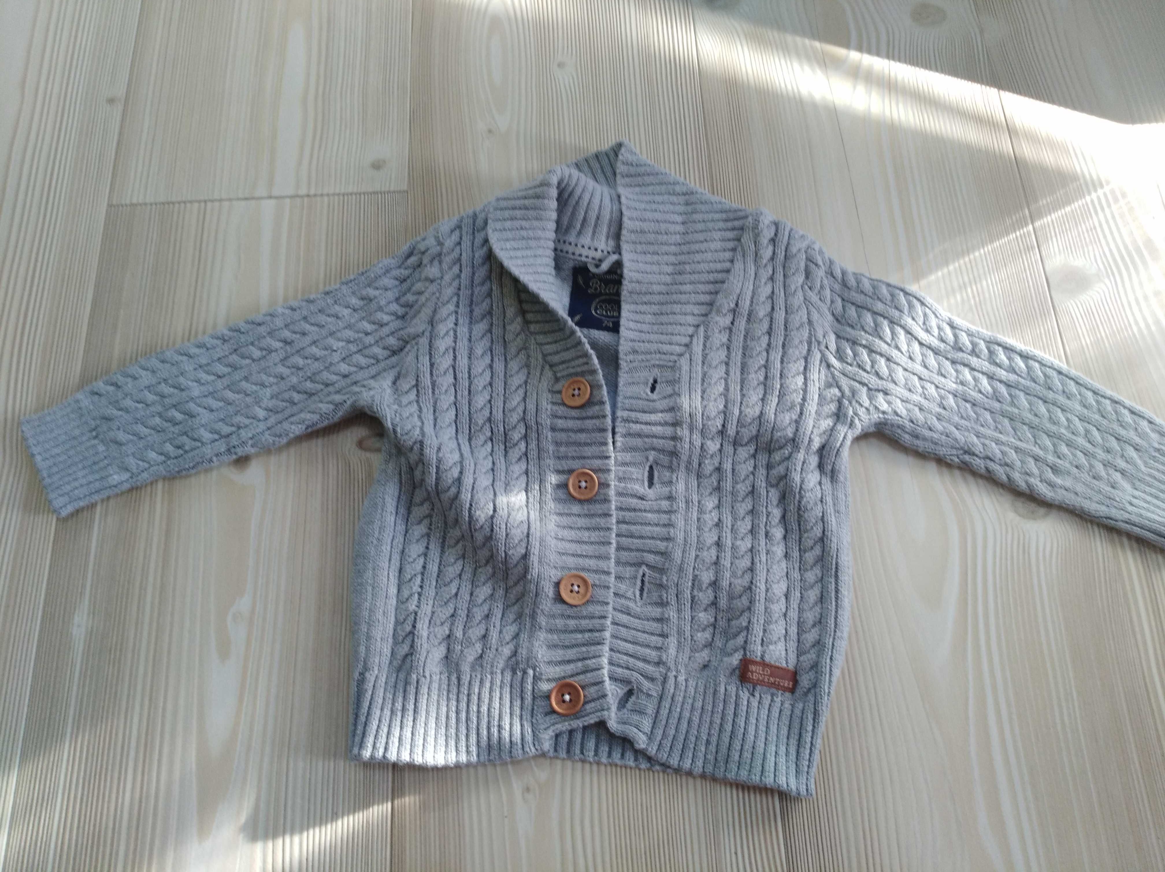 sweterek Smyk, rozmiar 74 cm, stan idealny, cena 23 zł