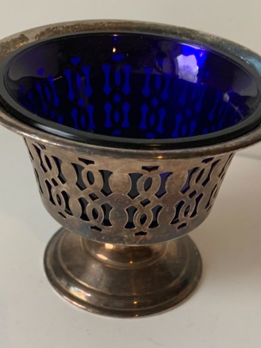 England икорница (сахарница) клеймо  E.P.N.S.. +ложечка ракушка Silver