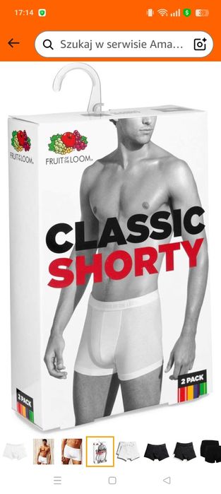 Bokserki męskie Fruit Of The Loom