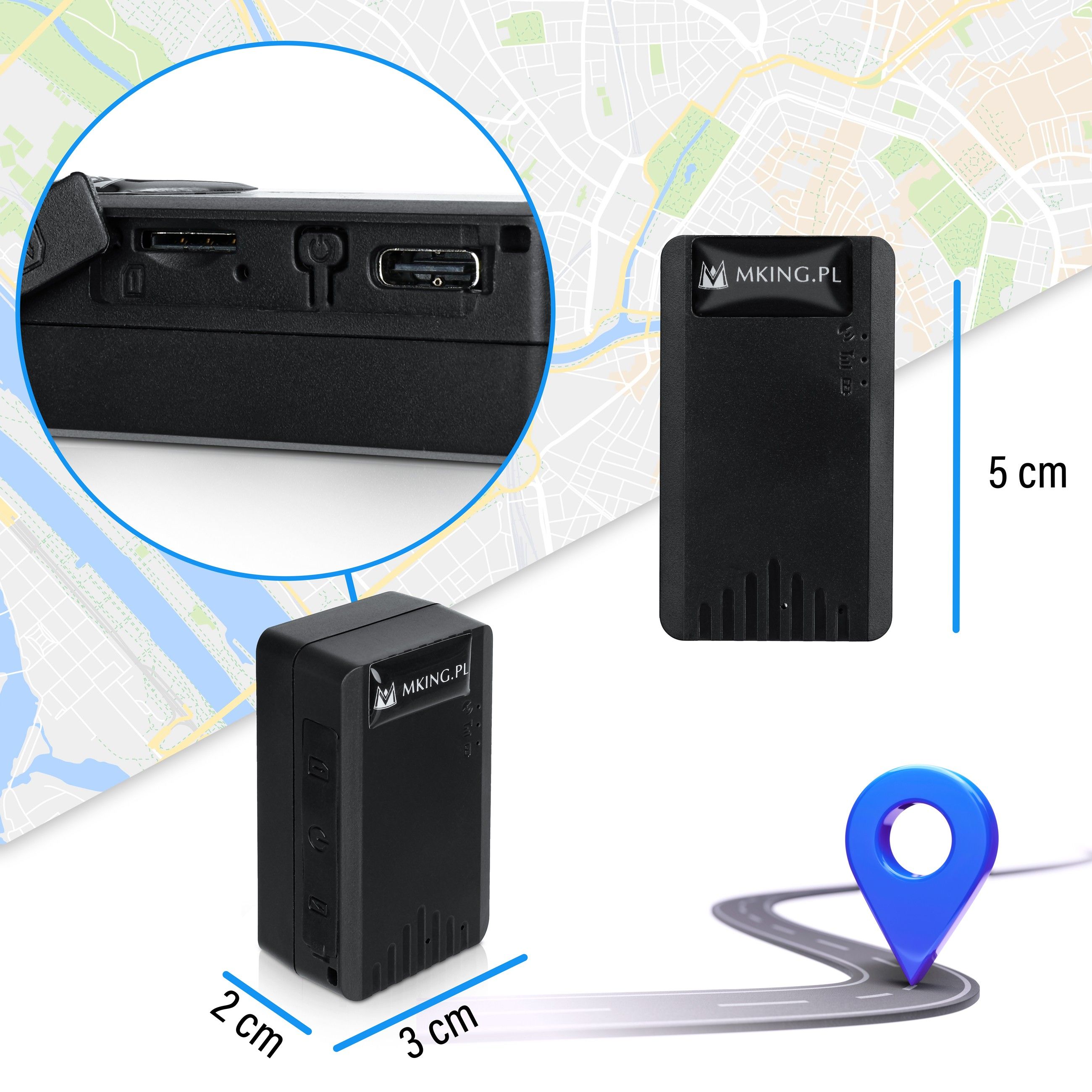 Lokalizator GPS 20 DNI 2G 4G  sledzenie podsłuch MK6A