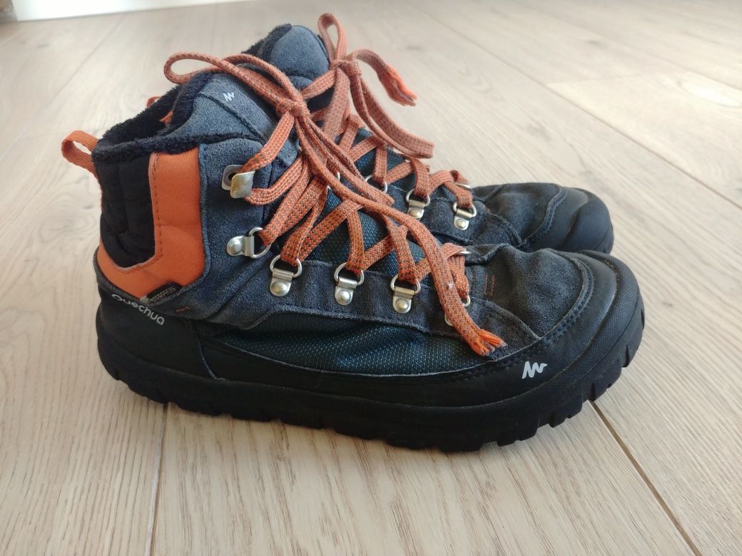 Decathlon Quechua buty trekkingowe przejściowe ocieplane 37