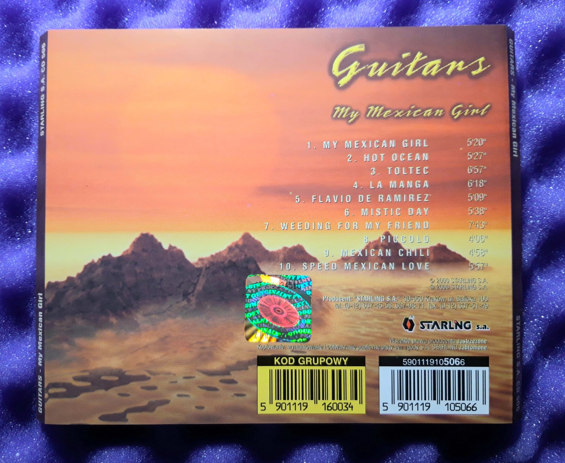 Guitars - My Mexican Girl (CD, 2000)