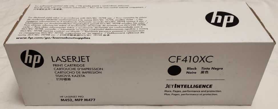 Нові запечатані картриджі  HP 410X (CF410X, CF411X, CF412X, CF413X)