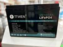 Акумулятор LiFePO4 12V/100AH, 100A (1280W*h)