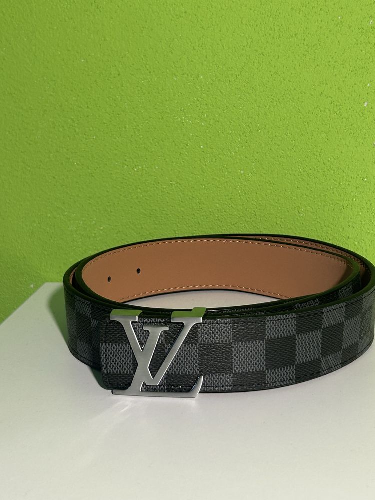 Pasek Louis Vuitton Daimer Graphite Belt